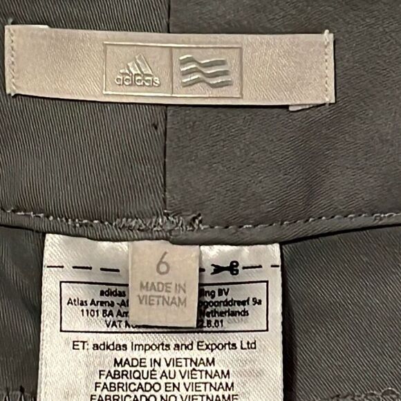 ADIDAS Essentials Gray Golf Shorts Size 6 - Picture 6 of 8